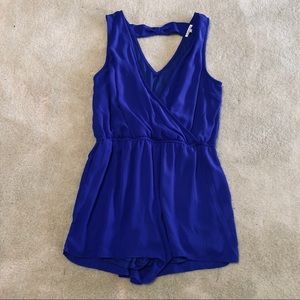 Vibrant blue romper